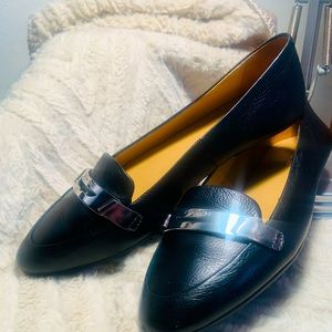 COACH Ruthie black leather slip-in’s size 8.5